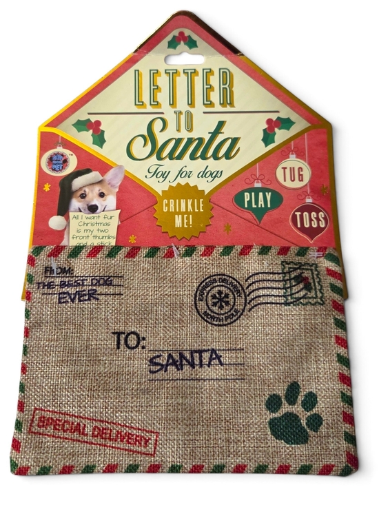 Bow-Wow Pet Other - Bow-Wow Pet "Letter to Santa" Christmas Crinkle Dog Toy